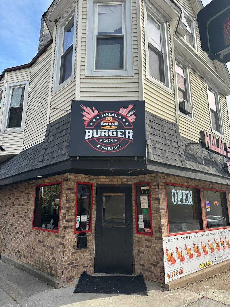 Halal Smash Burger and Phillies (Western Avenue) logo